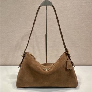 Prada Aimee Large Suede Shoulder Bag 1BC228 Cocoa Brown-1.jpg