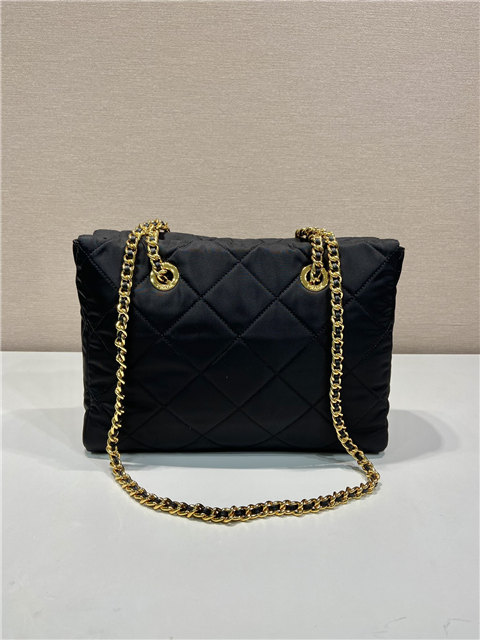 Prada Re-Edition 1995 Chaine Medium Re-Nylon Tote Bag 1BG529 Black-4.jpg