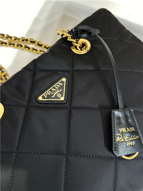 Prada Re-Edition 1995 Chaine Medium Re-Nylon Tote Bag 1BG529 Black-7.jpg