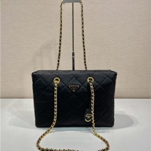 Prada Re-Edition 1995 Chaine large Re-Nylon bag 1BG467 Black-1.jpg