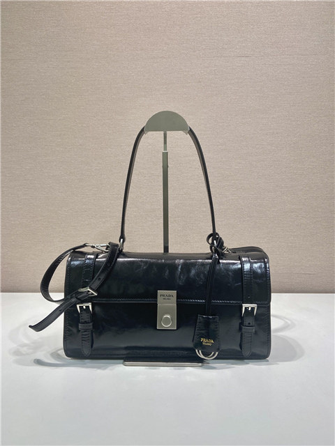 Medium Leather Handbag 1BN026 Black-2.jpg