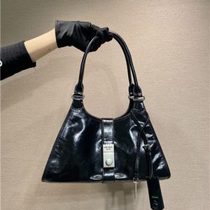 Medium Leather Tote Bag 1BG563 Black-1.jpg