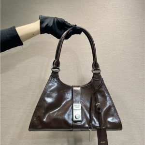 Medium Leather Tote Bag 1BG563 Dark Brown-1.jpg
