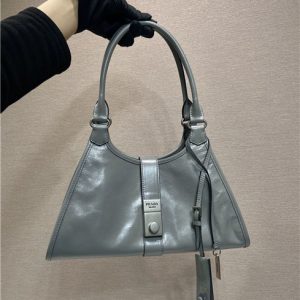 Medium Leather Tote Bag 1BG563 Grey-1.jpg