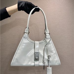 Medium Leather Tote Bag 1BG563 White-1.jpg