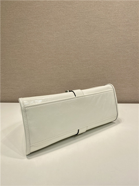 Medium Leather Tote Bag 1BG563 White-7.jpg