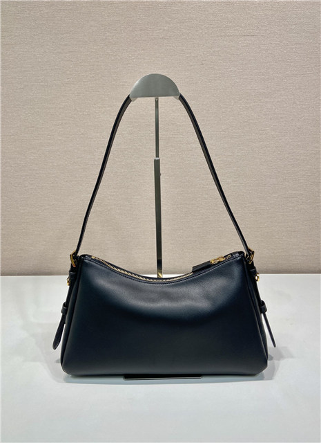 Prada Aimee Medium Leather Shoulder Bag 1BC229 Black-4.jpg