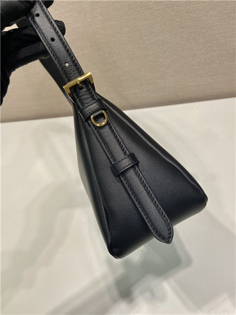 Prada Aimee Medium Leather Shoulder Bag 1BC229 Black-5.jpg