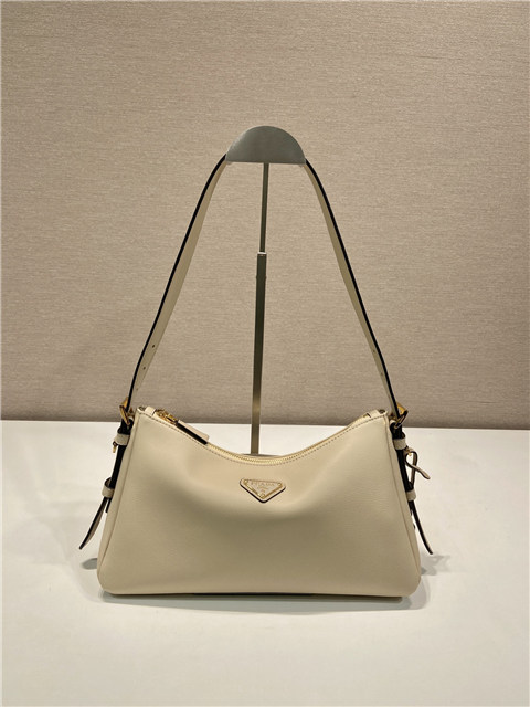 Prada Aimee Medium Leather Shoulder Bag 1BC229 Sand-1.jpg