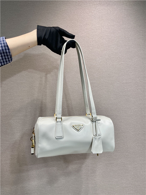 Medium Top-handle Bag 1BB127 White Leather-1.jpg