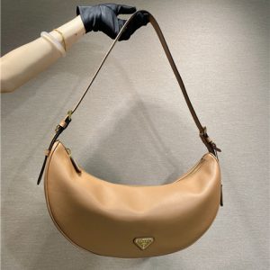Prada Demi-Lune Large Leather Shoulder Bag 1BC255 Natural-1.jpg