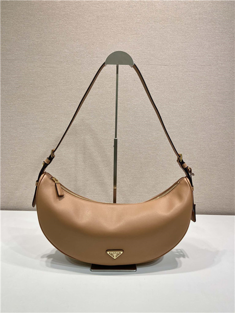 Prada Demi-Lune Large Leather Shoulder Bag 1BC255 Natural-2.jpg