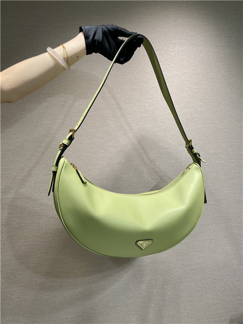 Prada Demi-Lune Large Leather Shoulder Bag 1BC255 Pistachio-1.jpg