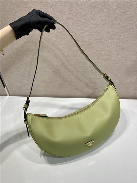 Prada Demi-Lune Large Leather Shoulder Bag 1BC255 Pistachio-3.jpg