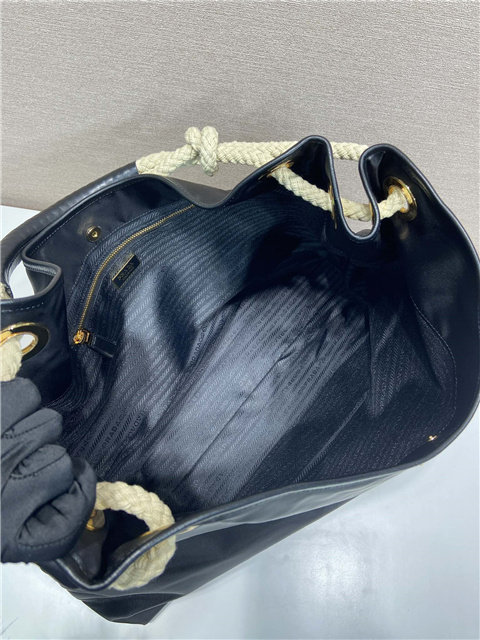 Prada Mariner Large Re-Nylon Shoulder Bag 1BC244 Black-10.jpg