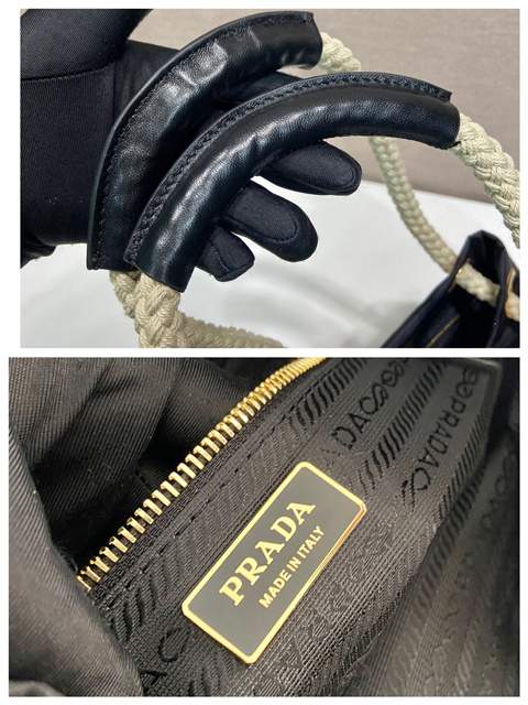 Prada Mariner Re-Nylon Small Bucket Bag 1BE082 Black-10.jpg