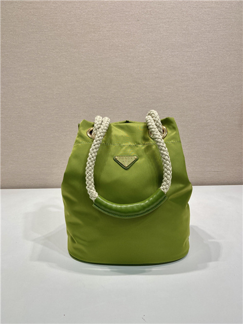 Prada Mariner Re-Nylon Small Bucket Bag 1BE082 Ivy Green-3.jpg