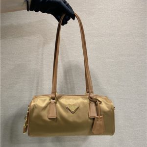 Re-Nylon Medium Top-handle Bag 1BB127 Brandy-1.jpg