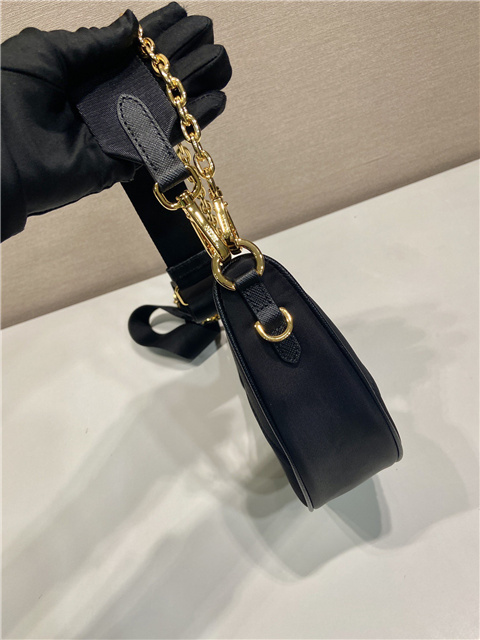 Re-Nylon Shoulder Bag 1BH222 Black-7.jpg
