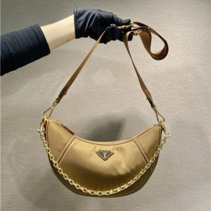 Re-Nylon Shoulder Bag 1BH222 Brandy-1.jpg