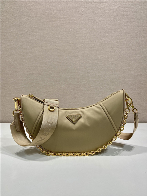 Re-Nylon Shoulder Bag 1BH222 Camel Brown-2.jpg