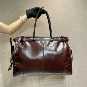 Prada Bonnie Extra Large 1BA439 Dark Brown-1.jpg