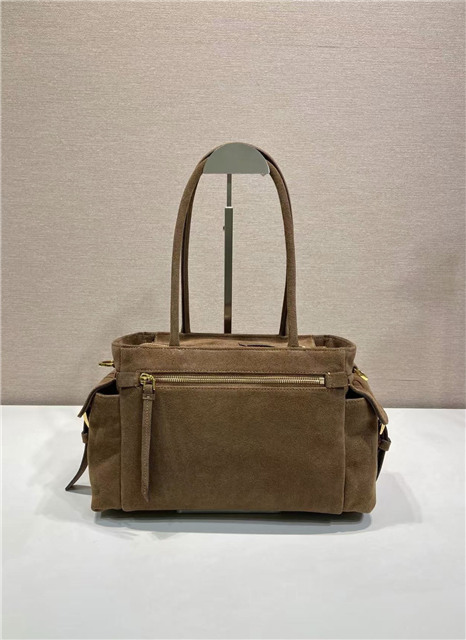 Prada Explore Medium Tote Bag 1BG596 Cocoa Brown Suede-6.jpg