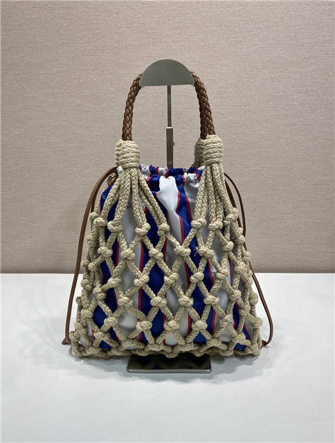 Prada Noue Medium Cotton Macrame Bag 1BC111 Blue-3.jpg
