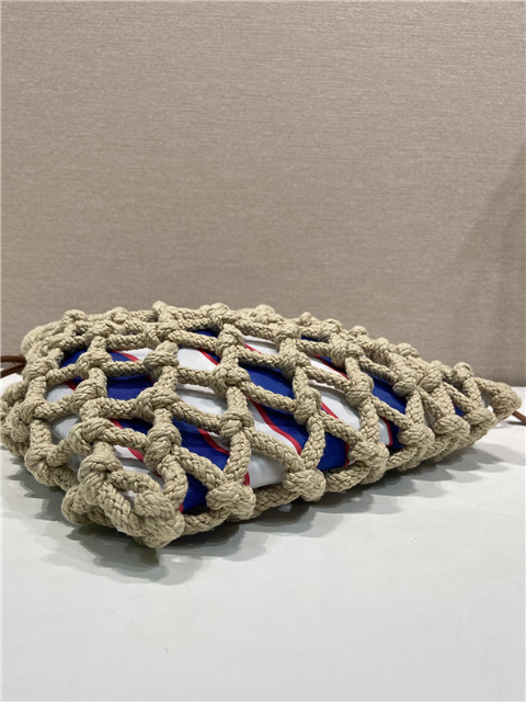 Prada Noue Medium Cotton Macrame Bag 1BC111 Blue-6.jpg