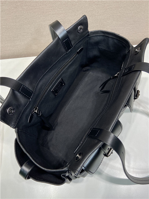 Prada Route Medium Tote Bag 1BG645 Black Leather-10.jpg