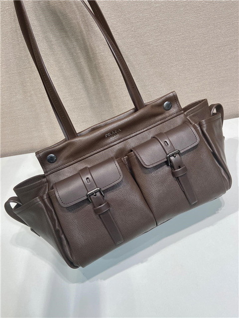 Prada Route Medium Tote Bag 1BG645 Cocoa Brown Leather-7.jpg