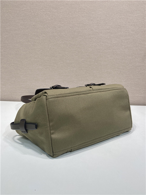 Prada Route Medium Tote Bag 1BG645 Forest Green Canvas-6.jpg