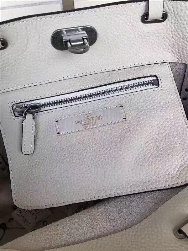 Valentino Rockstud Rolling White With Turquoise Stones