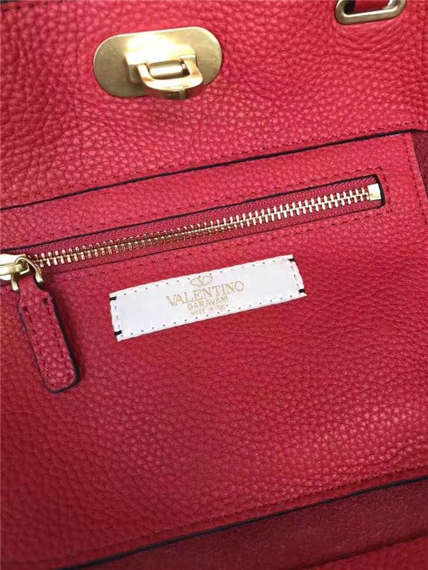 Valentino Rockstud Rolling Red with turquoise stones