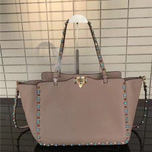 Valentino Rockstud Rolling Poudre with turquoise stone