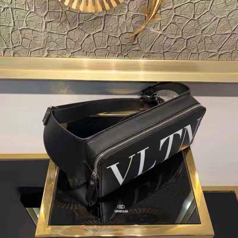 Valentino Print Leather Belt Bag VLTN - Image 3