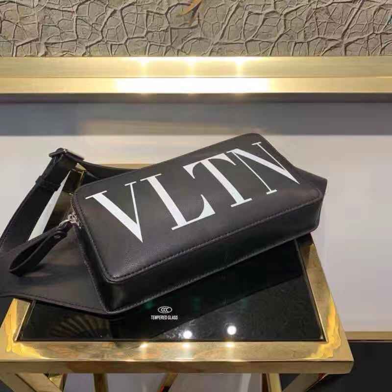 Valentino Print Leather Belt Bag VLTN - Image 4
