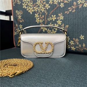Valentino Garavani Loco Small Shoulder Bag 8030 Silver-1.jpg