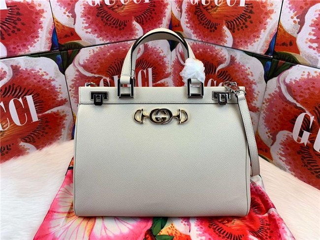 White grainy leather