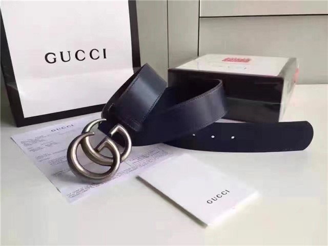 Gucci Wide Leather Belt with Double G Buckle (Varied Colors) 2015 Re-Edition - Image 118