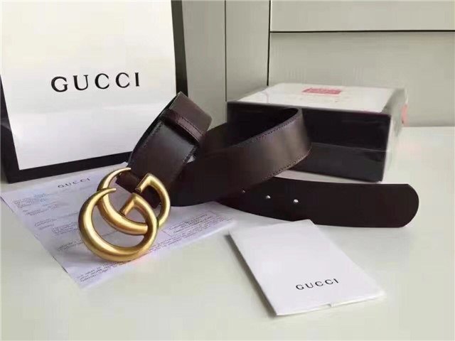 Gucci Wide Leather Belt with Double G Buckle (Varied Colors) 2015 Re-Edition - Image 136