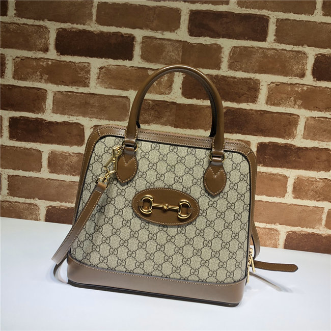Gucci Horsebit 1955 Medium Top Handle Bag 620850 Brown