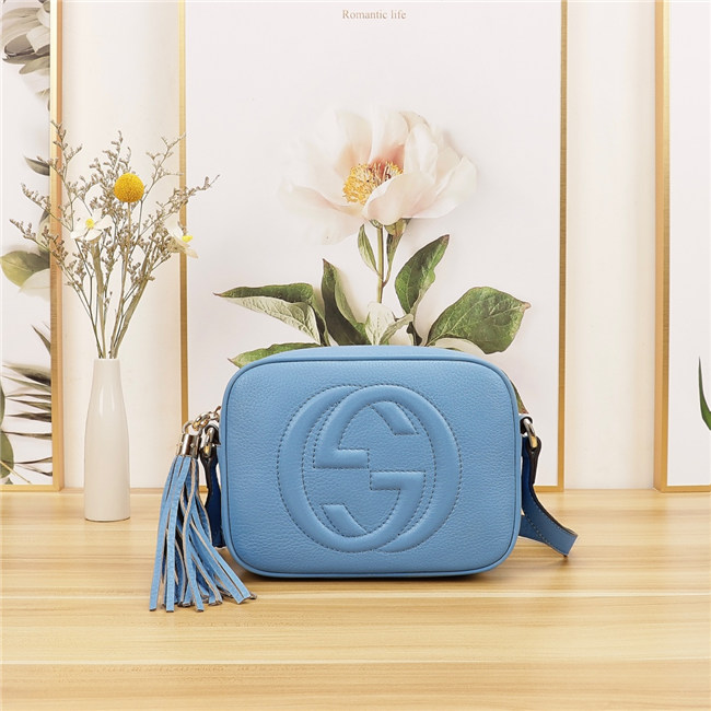 Gucci Soho leather disco bag Light Blue