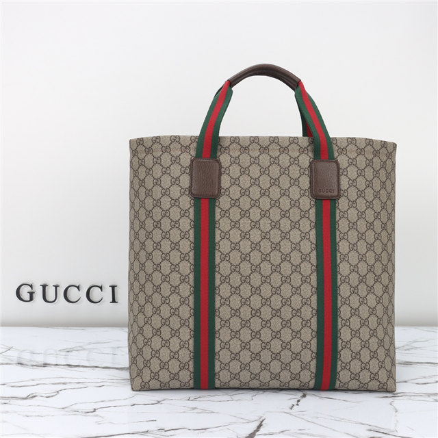 Gucci GG Tender Medium Tote Bag 763287 Brown