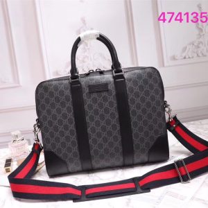 Gucci GG Black Briefcase
