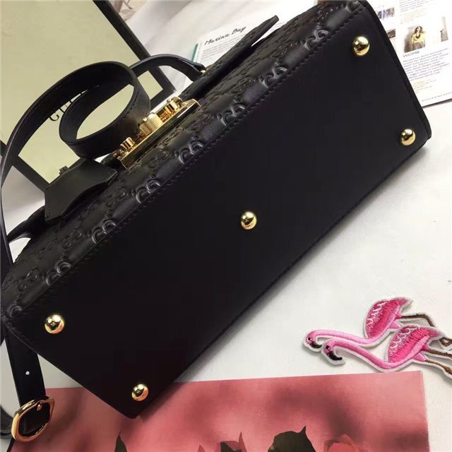 Gucci Padlock GG Signature Top Handle Bag (Varied Colors)
