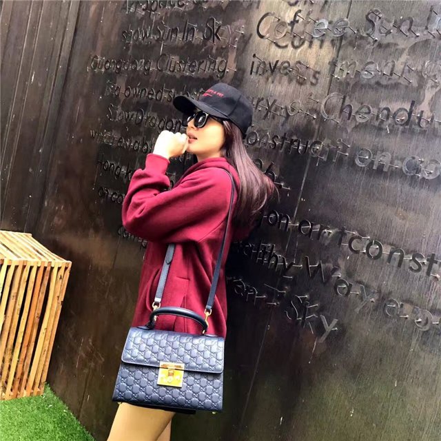 Gucci Padlock GG Signature Top Handle Bag (Varied Colors)