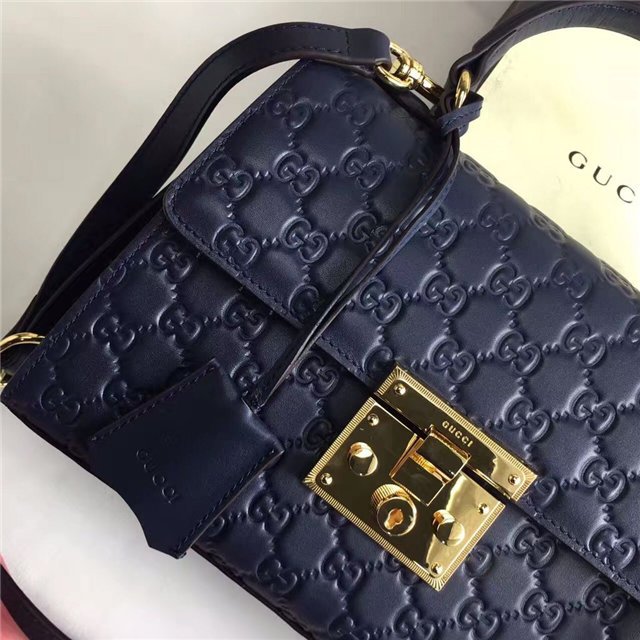 Gucci Padlock GG Signature Top Handle Bag (Varied Colors)