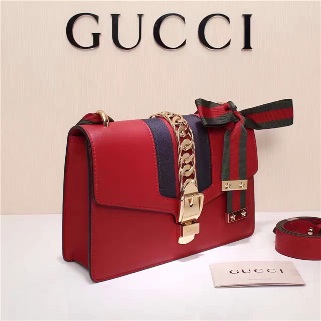 Gucci Sylvie Leather Mini Bag (Varied Colors)