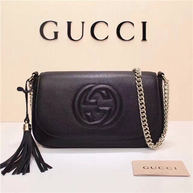 Gucci Soho Leather Shoulder Bag